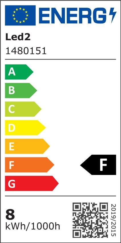 LED2 Stropní svítidlo ZETA ON XS, W 8W 3000K/3500K/4000K UGR bílá - LED2 Lighting - energetický štítek