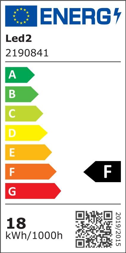 LED2 Svítidlo EASY-R ON, L 18W 4000K - LED2 Lighting - energetický štítek