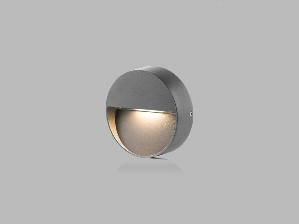 LED2 STEP ON R, A NÁSTĚNNÉ ANTRACITOVÉ IP54 - LED2 Lighting