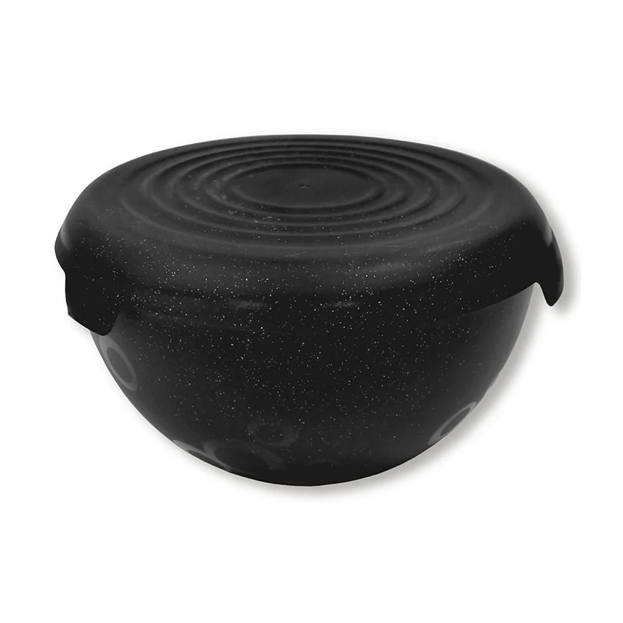 Plastová kulatá miska s víkem 1,5 l – Practic Bable, černá
