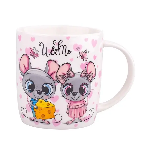 Porcelánový hrneček myšák a myška LOVE - Altom Design