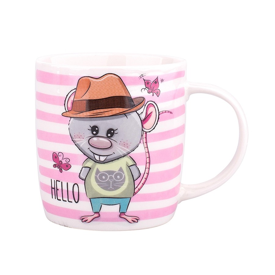 Porcelánový hrneček myšák HELLO - Altom Design