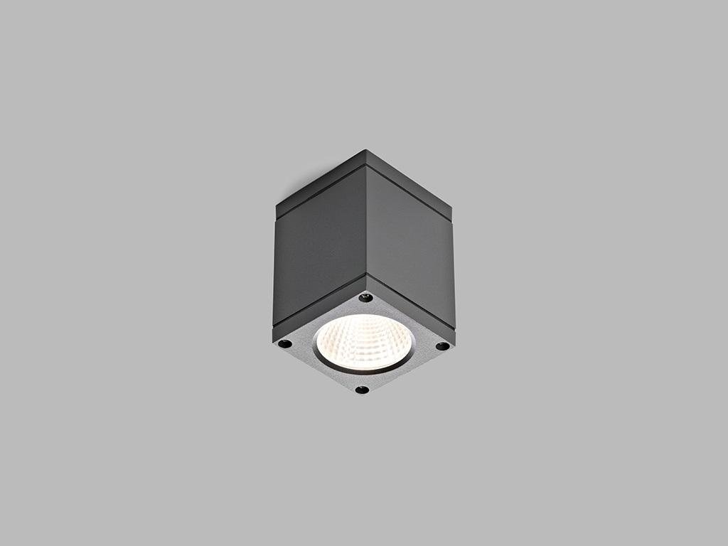 LED2 KUBO, A STROPNÍ ANTRACITOVÉ IP54 - LED2 Lighting
