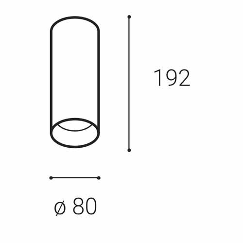 Svítidlo LUKY, 10-20 3000K STROPNÍ BÍLÉ - LED2 Lighting