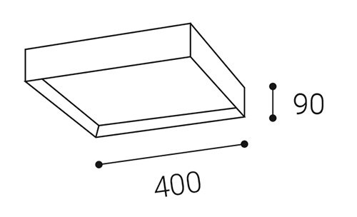 Svítidlo MILO 40, B 30 2CCT 3000K/4000K STROPNÍ ČERNÉ - LED2 Lighting