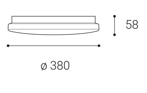 Svítidlo JOTA 38, 24 3CCT 3000K/4000K/6000K STROPNÍ BÍLÉ - LED2 Lighting