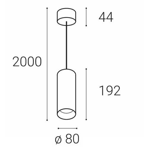 Svítidlo LUKY Z, 10-20 3000K ZÁVĚSNÉ BÍLÉ - LED2 Lighting