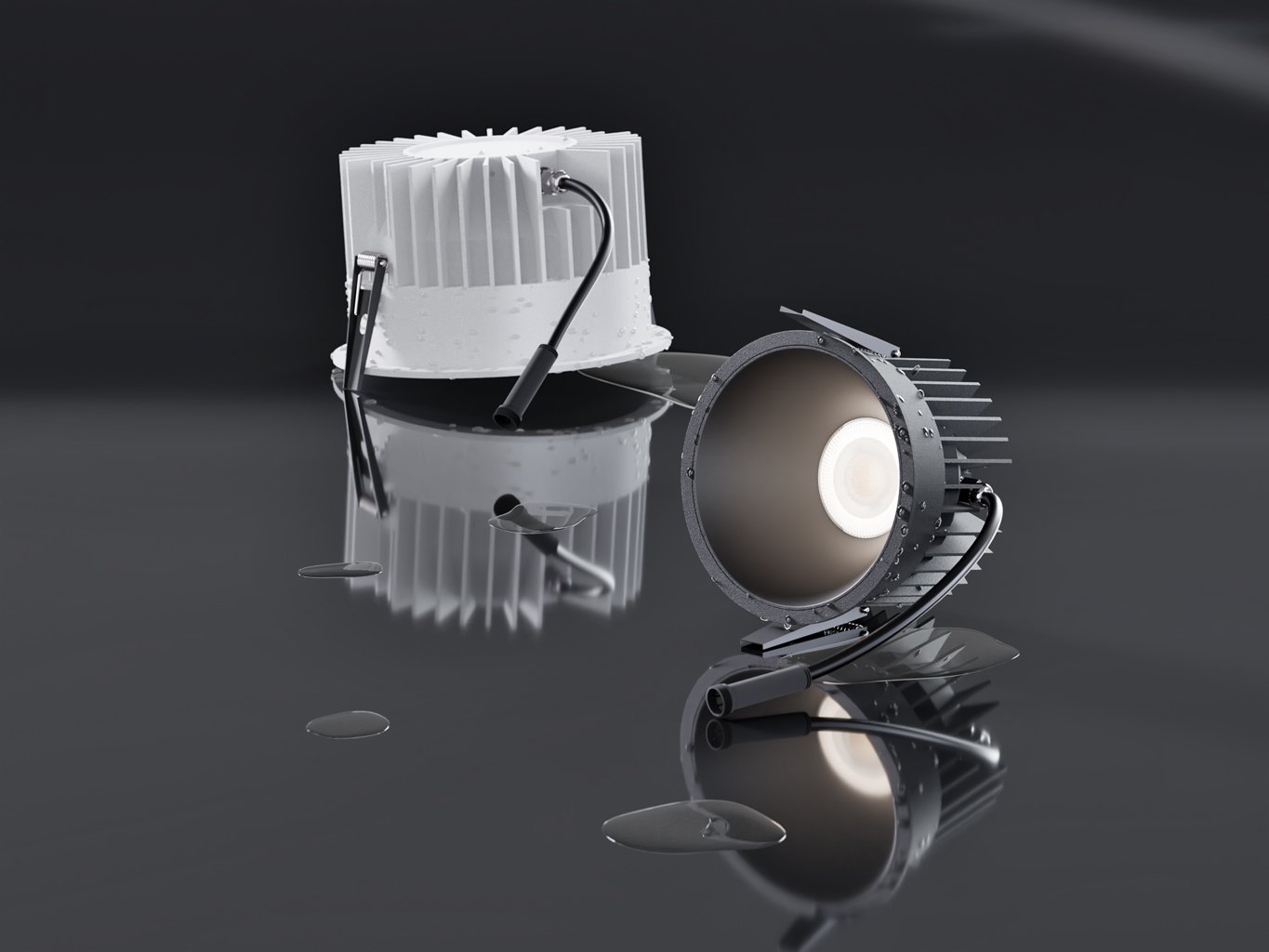 LED2 Zápustné venkovní svítidlo VIGO S, W 8-18W 3000K bílá - LED2 Lighting