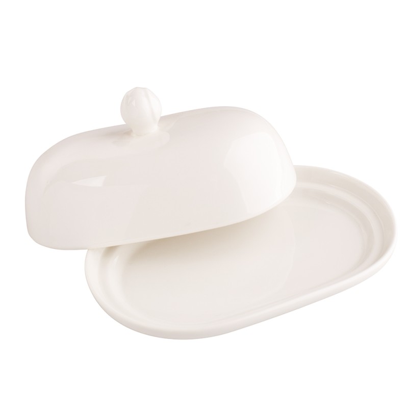 Porcelánová dóza na máslo Ecru MariaPaula - Altom Design