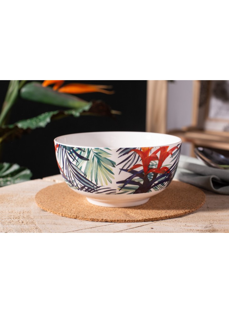 Porcelánová miska Džungle bílá- Altom design