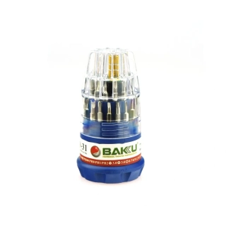 Univerzální sada šroubováků BAKU BK-630-31 s 30 nástavci v praktickém balení