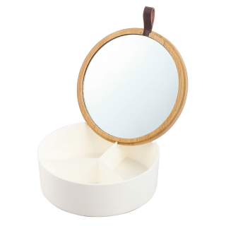 Plastový box na kosmetické přípravky se zrcátkem - Altom Design
