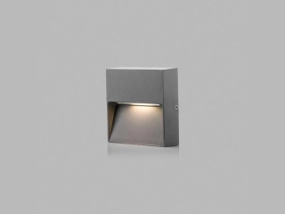 LED2 STEP ON Q S, A NÁSTĚNNÉ ANTRACITOVÉ IP54 - LED2 Lighting