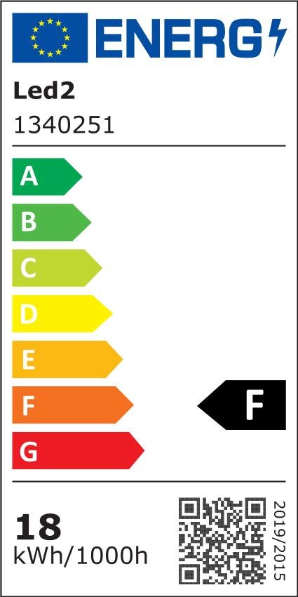 Svítidlo KLIP, WW 11W 3000K  - LED2* - LED2 Lighting - energetický štítek