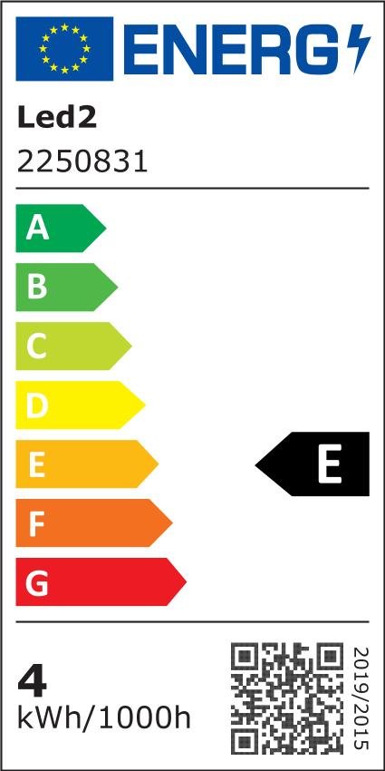 Svítidlo LINEAR 2, W ZÁPUSTNÉ BÍLÉ - LED2 Lighting - energetický štítek